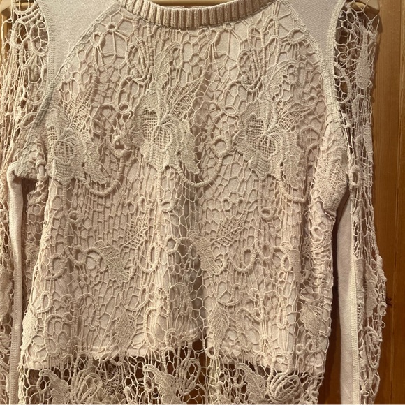 Free People Crochet Shirt - Picture 2 of 5